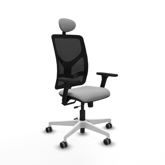 PIQUERAS Y CRESPO Silla de oficina Motilla con mecanismo Sincro/Traslack Gris claro y Negro PIQUERAS Y CRESPO Silla de oficina Motilla con mecanismo Sincro/Traslack Gris claro y Negro