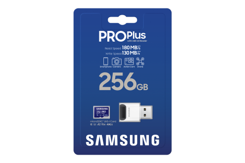 Samsung MB-MD256S 256 GB MicroSDXC UHS-I Clase 10 PRO Plus Azul