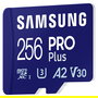 Samsung MB-MD256S Tarjeta MicroSDXC 256GB Pro Plus 180MB/s con Lector USB
