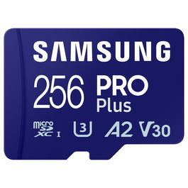 Samsung MB-MD256S Tarjeta MicroSDXC 256GB Pro Plus 180MB/s con Lector USB