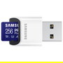 Samsung MB-MD256S Tarjeta MicroSDXC 256GB Pro Plus 180MB/s con Lector USB