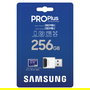 Samsung MB-MD256S Tarjeta MicroSDXC 256GB Pro Plus 180MB/s con Lector USB