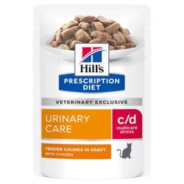 Hill's Feline c/d Urinary Stress Pollo 12x85g