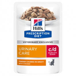Hill's Feline c/d Urinary Stress Pollo 12x85g