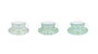 DKD Home Decor Set de Tazas y Platos de Porcelana Estilo Árabe, Surtido de 3 Colores