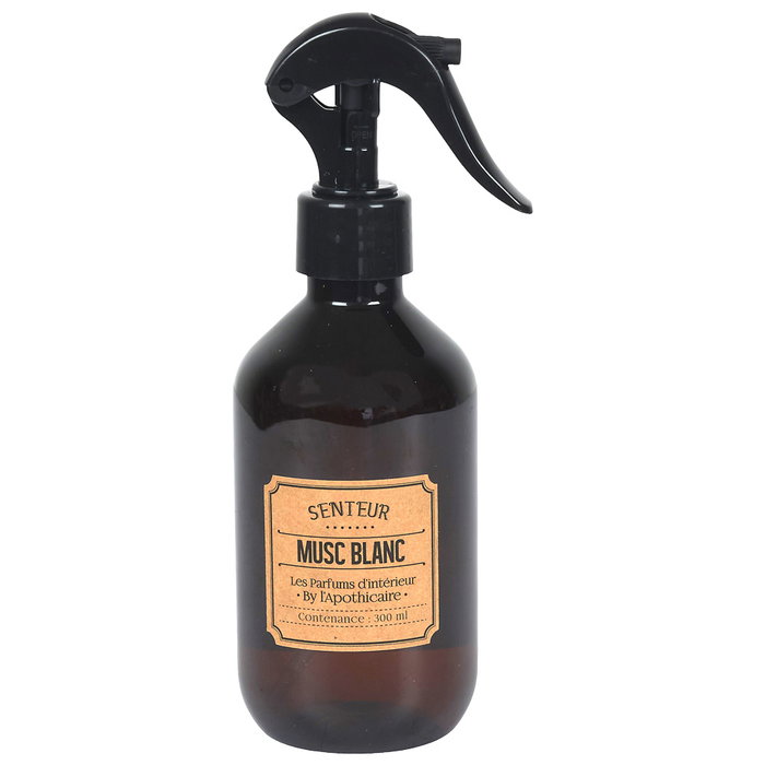 Home Deco Factory Vaporizador de Perfume Apothicaire 300 ml con Aroma Surtido (Almizcle Blanco, Flor de Algodón, Ámbar)