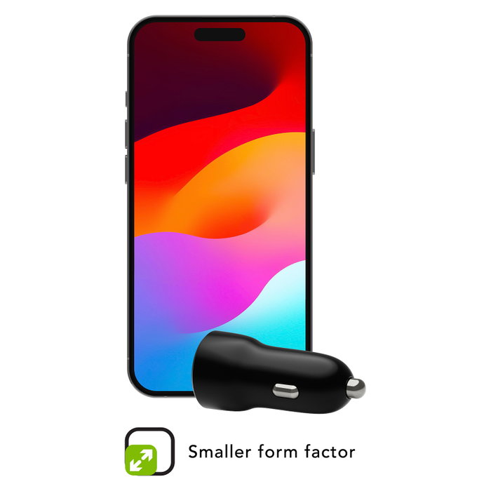 dbramante 1928 re-charge Cargador de coche 30W con USB-C y USB - Negro