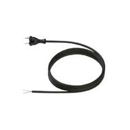 Bachmann 246.185 Cable de alimentación H07RN-F 2x1.0 3m Negro
