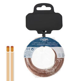 Edm Cable Paralelo 2x0,75mm² Transparente 50m para Interconexión Audio y Video