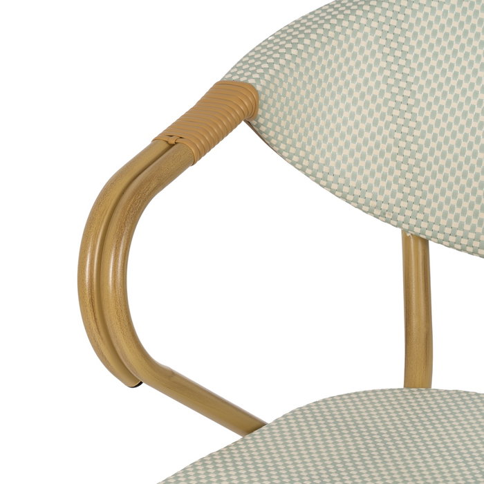 Silla Aguamarina Aluminio-Textileno 57 X 58,50 X 82 cm (Set de 2) Silla Aguamarina Aluminio-Textileno 57 X 58,50 X 82 cm (Set de 2)