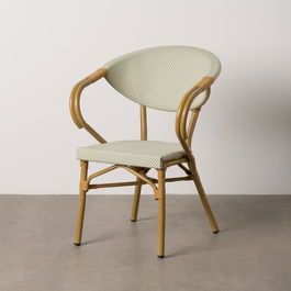 Silla Aguamarina Aluminio-Textileno 57 X 58,50 X 82 cm (Set de 2)