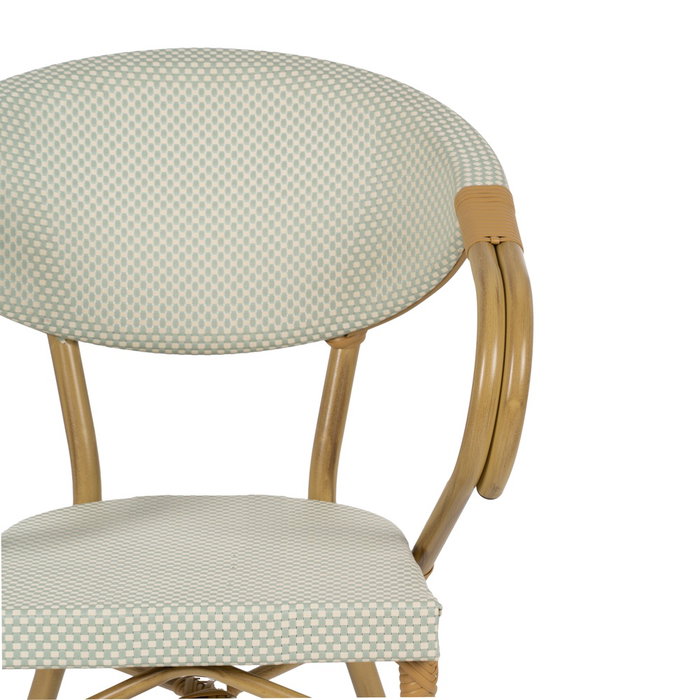 Silla Aguamarina Aluminio-Textileno 57 X 58,50 X 82 cm (Set de 2) Silla Aguamarina Aluminio-Textileno 57 X 58,50 X 82 cm (Set de 2)