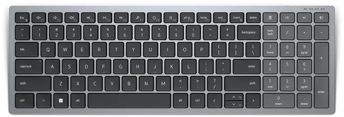 Dell KB740 Teclado Inalámbrico Compacto Multidispositivo Español QWERTY Gris, Negro Dell KB740 Teclado Inalámbrico Compacto Multidispositivo Español QWERTY Gris, Negro