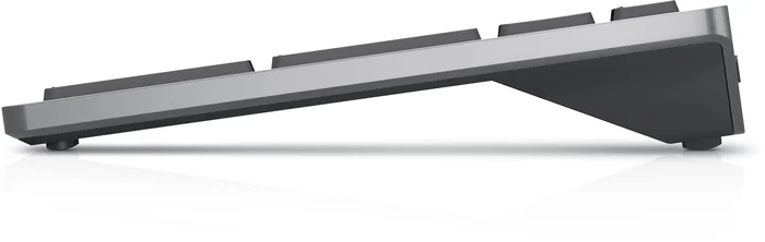 Dell KB740 Teclado Inalámbrico y Bluetooth Compacto Multi-Dispositivo para Oficina, Español QWERTY, Color Gris y Negro, Batería Hasta 36 Meses