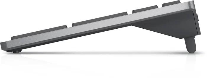 Dell KB740 Teclado Inalámbrico y Bluetooth Compacto Multi-Dispositivo para Oficina, Español QWERTY, Color Gris y Negro, Batería Hasta 36 Meses