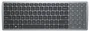 Dell KB740 Teclado Inalámbrico y Bluetooth Compacto Multi-Dispositivo para Oficina, Español QWERTY, Color Gris y Negro, Batería Hasta 36 Meses