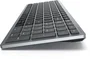 Dell KB740 Teclado Inalámbrico y Bluetooth Compacto Multi-Dispositivo para Oficina, Español QWERTY, Color Gris y Negro, Batería Hasta 36 Meses