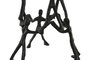 DKD Home Decor Figura de Personas en Aluminio Negro 25x25x71 cm