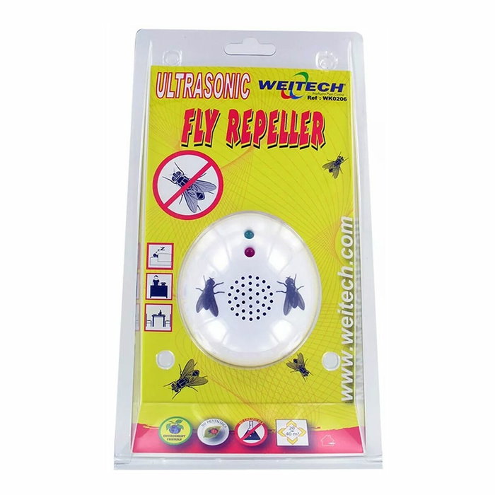 Weitech Repelente de moscas ultrasónico para uso interior Weitech Repelente de moscas ultrasónico para uso interior