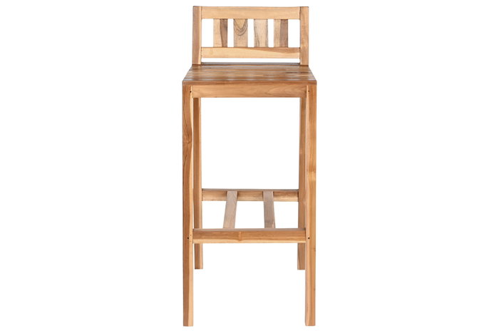 DKD Home Decor Taburete Teca Natural 100 x 47 x 40 cm