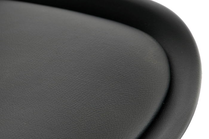 DKD Home Decor Taburete Scandi Negro Haya y Pu 50.5 x 109 x 57.5 cm