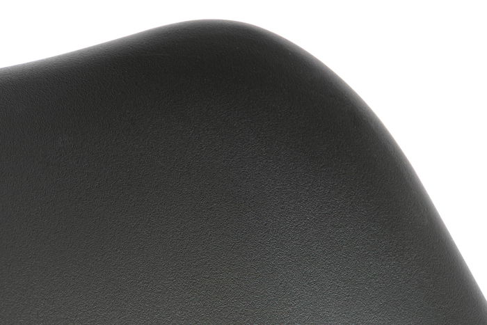 DKD Home Decor Taburete Scandi Negro Haya y Pu 50.5 x 109 x 57.5 cm