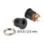DeLOCK 65690 Conector de corriente continua 2,5 x 5,5 mm