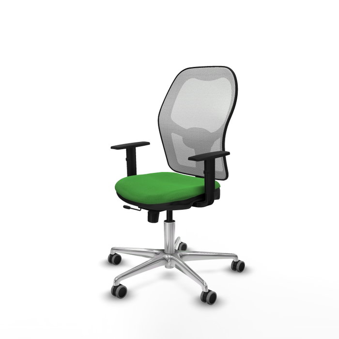 PIQUERAS Y CRESPO Silla de oficina Jorquera Verde y Blanco con Mecanismo Sincro/Traslack PIQUERAS Y CRESPO Silla de oficina Jorquera Verde y Blanco con Mecanismo Sincro/Traslack