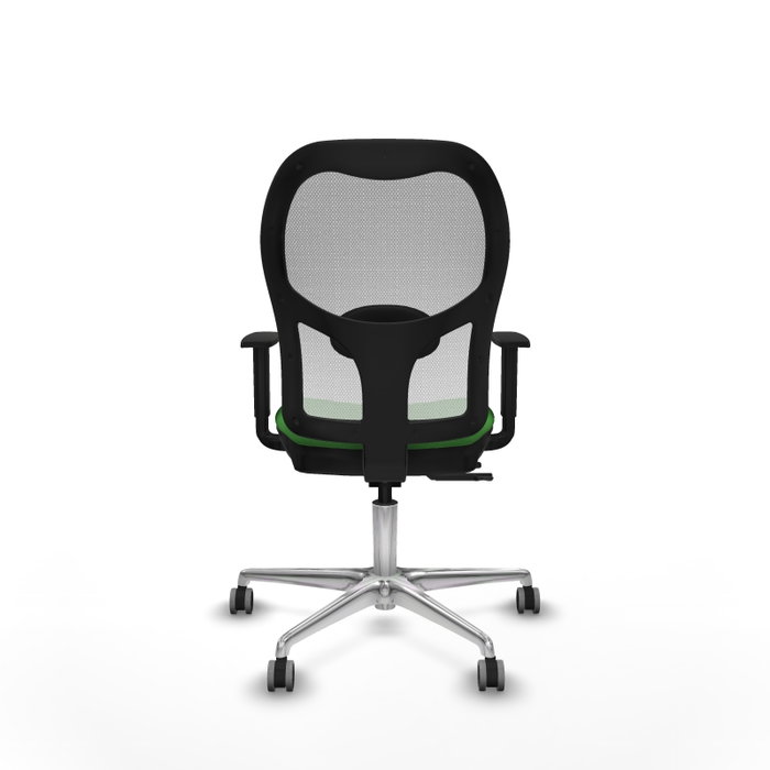 PIQUERAS Y CRESPO Silla de oficina Jorquera Verde y Blanco con Mecanismo Sincro/Traslack PIQUERAS Y CRESPO Silla de oficina Jorquera Verde y Blanco con Mecanismo Sincro/Traslack