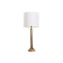 DKD Home Decor Lámpara de Sobremesa Mango y Algodón Natural 35x35x70 cm