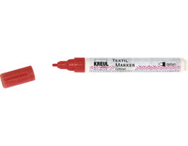 Kreul Rotulador para textil purpurina rojo punta bala 2-4mm