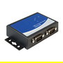 DeLOCK 87586 2 x RS-422/485 USB 2.0-B Adaptador de Cable Interfaz Negro para Conectividad Industrial