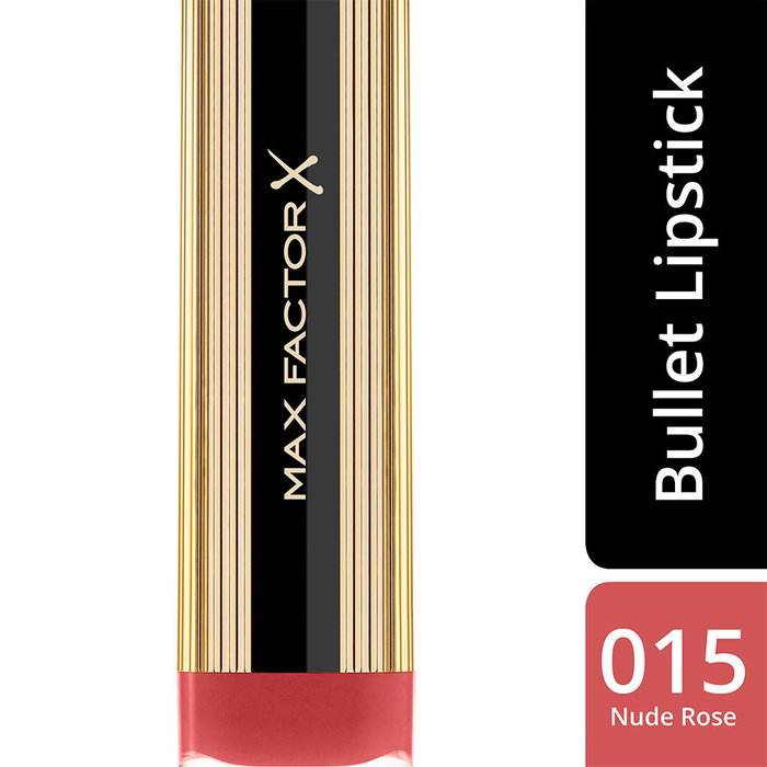 Max Factor Colour Elixir Barra de Labios #015 Nude Rose - Pintalabios Hidratante - 4 g