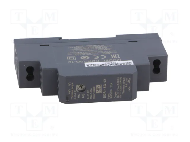 MEAN WELL DDR-15G-12 Convertidor DC/DC 15W 12VDC