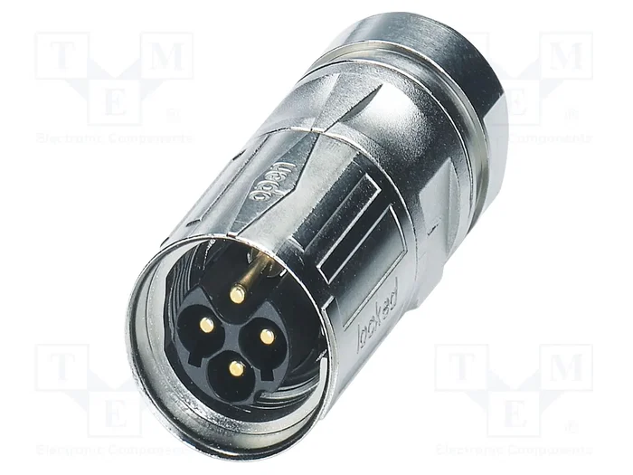 PHOENIX CONTACT Conector industrial M17 ST de 4 pines con blindaje PHOENIX CONTACT Conector industrial M17 ST de 4 pines con blindaje