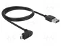 DeLOCK Cable USB 2.0 Tipo-A a Micro-B 1 m Negro