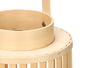 Giftdecor Farol Bambú Natural Vela Med 16.5x39x16.5 cm Portavela: 10x10x10 cm (Set de 6)