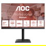AOC U27E4CV 27" 4K Ultra HD IPS 60Hz 2x HDMI 2.0 DisplayPort 1.4 USB-C (90W PD) RJ45 USB Hub Negro
