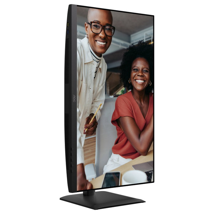 AOC U27E4CV Monitor 27 pulg. 4K UHD IPS Black