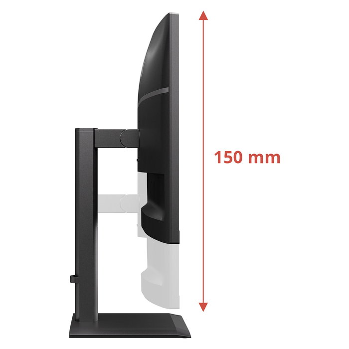 AOC U27E4CV 27" 4K Ultra HD IPS 60Hz 2x HDMI 2.0 DisplayPort 1.4 USB-C (90W PD) RJ45 USB Hub Negro