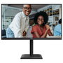 AOC U27E4CV Monitor 27 pulg. 4K UHD IPS Black