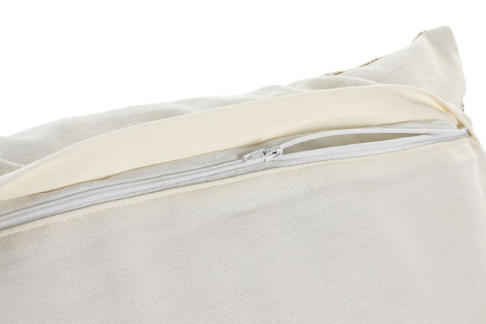 DKD Home Decor Cojin Tradicional India Lino 1c25 Multicolor Algodon Velvet 8 x 50 x 50 cm (2 Unidades)