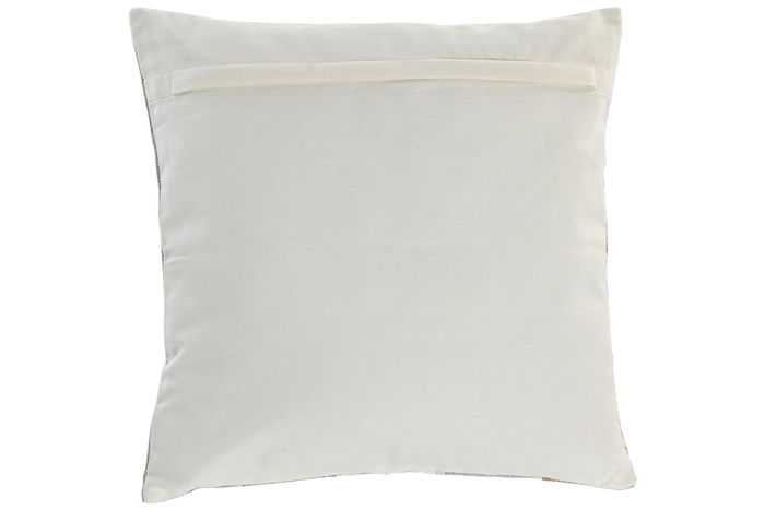 DKD Home Decor Cojin Tradicional India Lino 1c25 Multicolor Algodon Velvet 8 x 50 x 50 cm (2 Unidades)