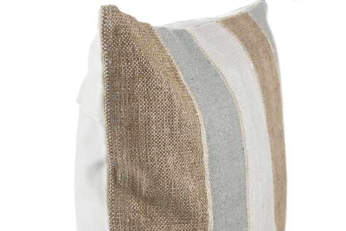 DKD Home Decor Cojin Tradicional India Lino 1c25 Multicolor Algodon Velvet 8 x 50 x 50 cm (2 Unidades)