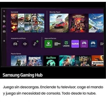 Televisor Samsung Crystal UHD TU43CU7105 43"/ Ultra HD 4K/ Smart TV/ WiFi