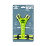 Umbro Chaleco reflectante ajustable con tiras reflectantes con led, verde fosforescente