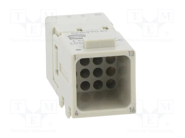 HARTING Módulo de Conector Macho Han-Modular® Domino Han D® 16 Pines
