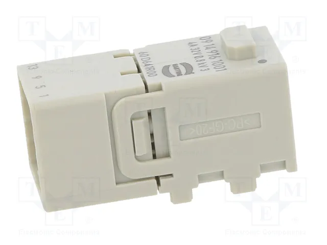 HARTING Módulo de Conector Macho Han-Modular® Domino Han D® 16 Pines