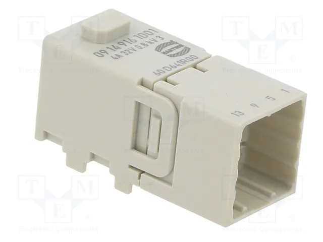 HARTING Módulo de Conector Macho Han-Modular® Domino Han D® 16 Pines
