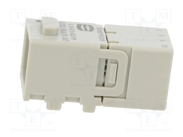 HARTING Módulo de Conector Macho Han-Modular® Domino Han D® 16 Pines